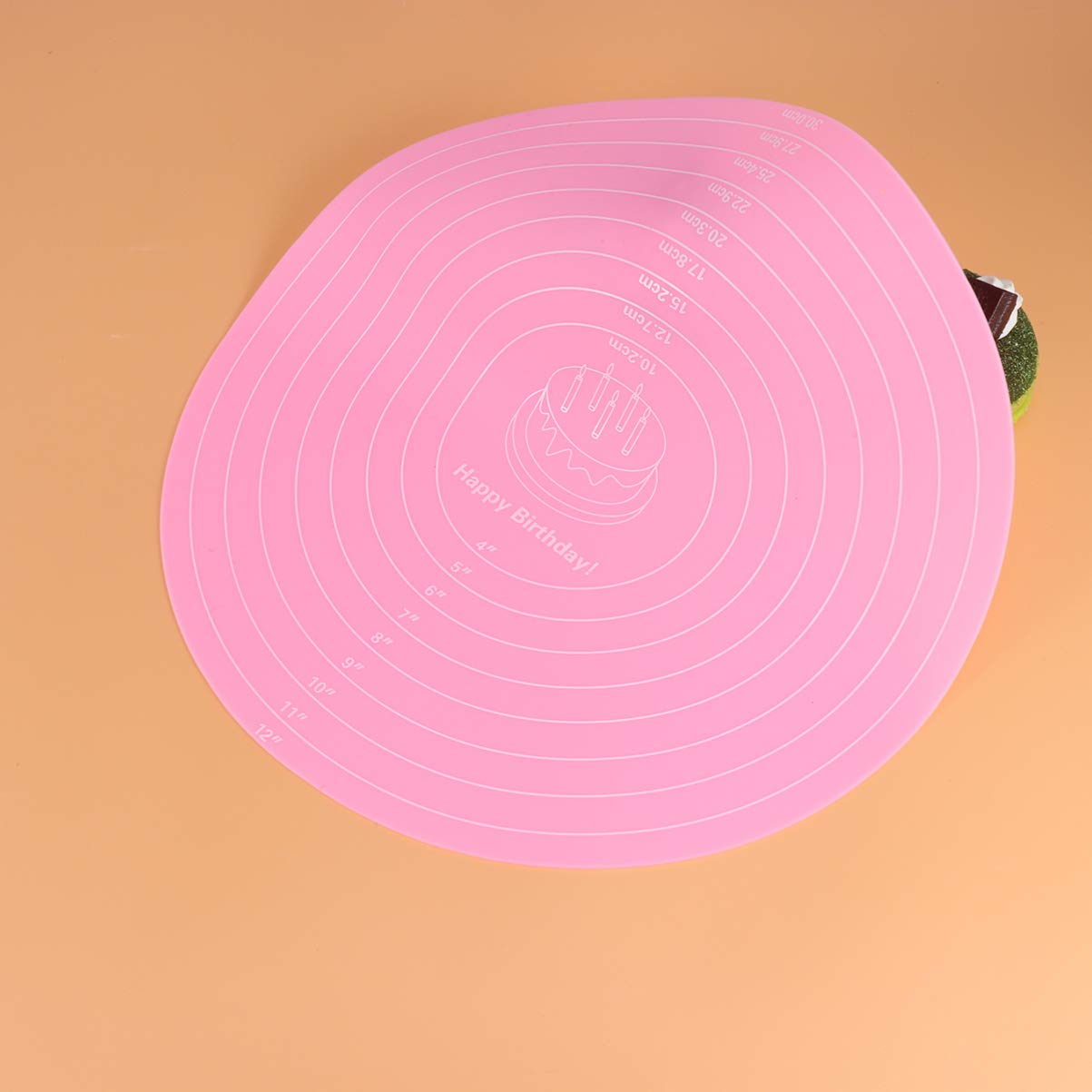 Non-Stick Silicone Baking Mat for Pastry, Pie Crust & Fondant - Measurement Rolling Mat with Scale - Perfect for Baking, Cooking & Kitchen Use