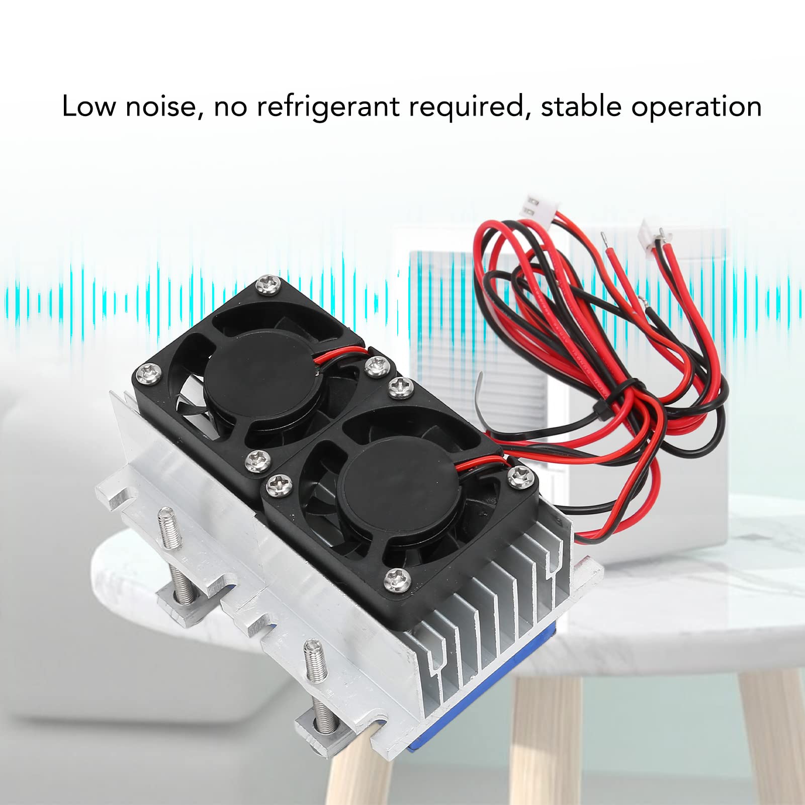 ASHATA 144W Peltier Cooler Kit - 12V Thermoelectric Refrigeration System for DIY Cooling Projects | Mini Air Conditioner with Low Noise | Perfect for Small Spaces, Electronics Cooling, and Portable AC Solutions