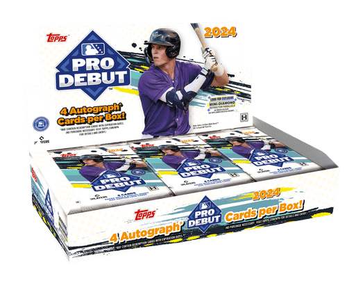 2024 Topps Pro Debut Hobby Box - Baseball Trading Cards Collection for Collectors & Investors - Perfect for Sports Memorabilia Enthusiasts & Fantasy Baseball Fans