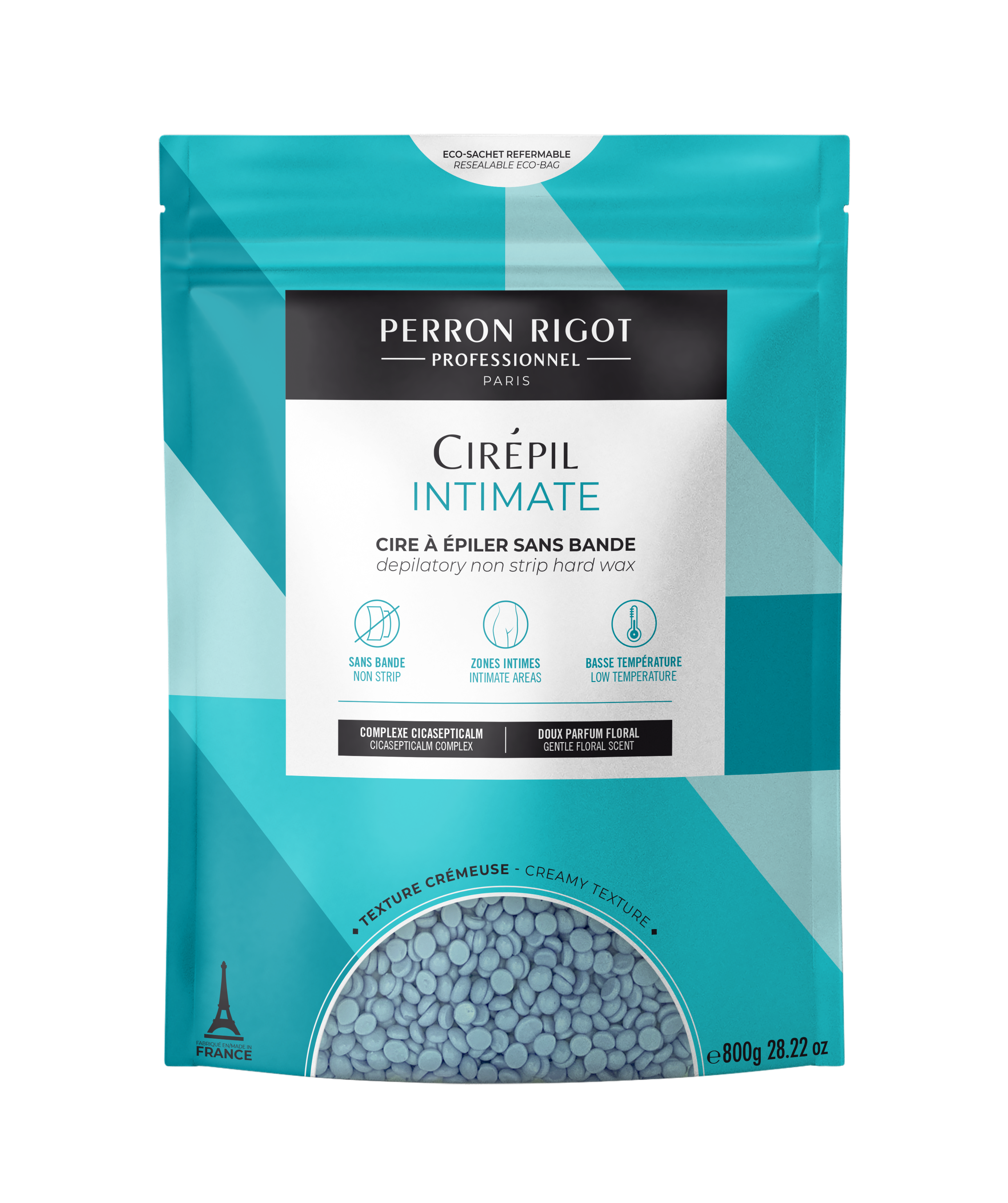Cirepil Hard Wax Beads for Intimate Areas - 1.8 lbs Professional Hair Removal Wax - Perfect for Bikini, Brazilian & Sensitive Skin Waxing at Home or Salon