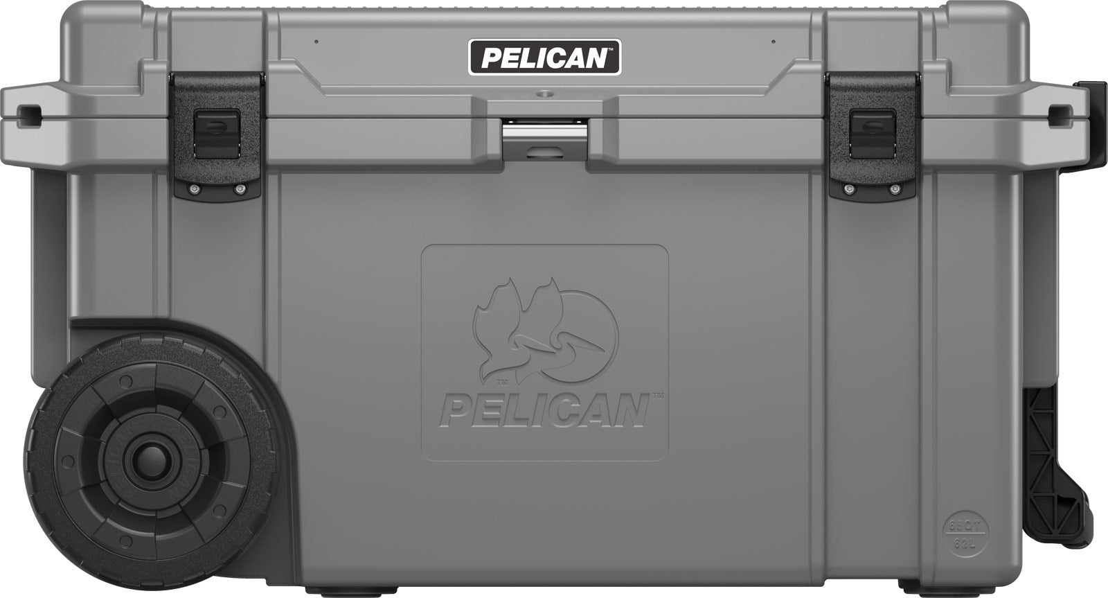 65 Quart Elite Wheeled Cooler - Heavy Duty Rolling Cooler for Camping, Beach, Tailgating & Outdoor Adventures - Insulated Ice Chest with Wheels & Handle
