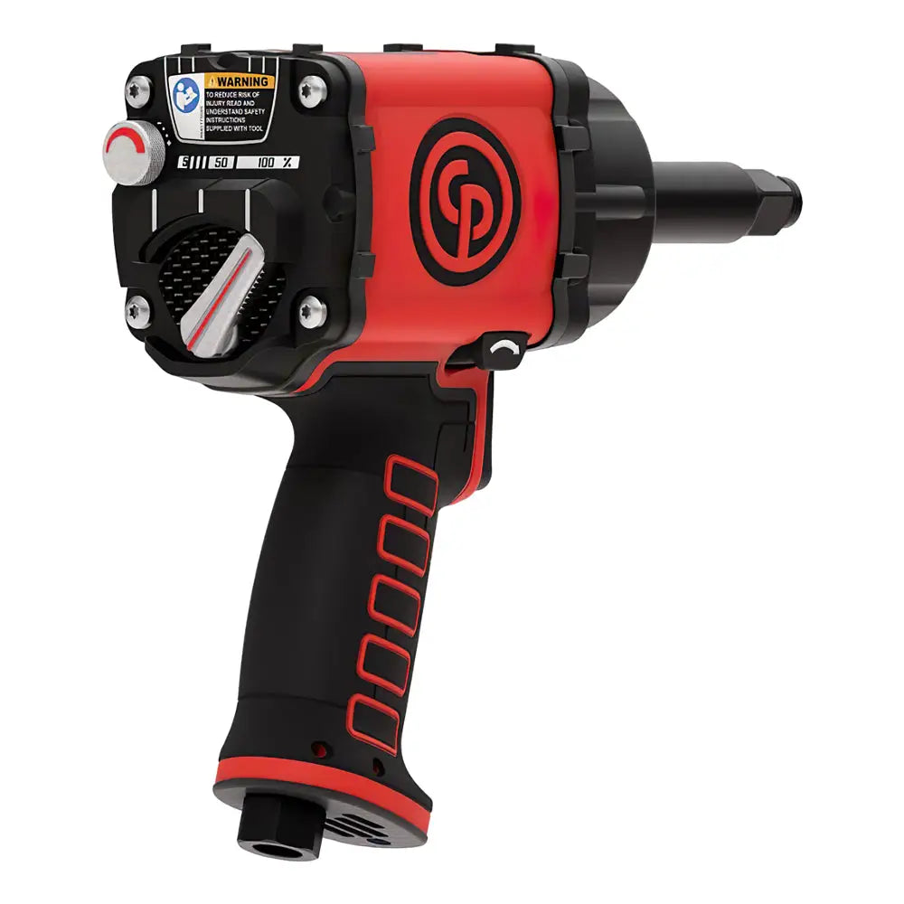 CP7755 1/2 Inch Impact Wrench with 2 Extensions - 960 Ft/Lbs Torque & 7700 RPM - Heavy Duty Power Tool for Automotive Repair, Construction, and DIY Projects