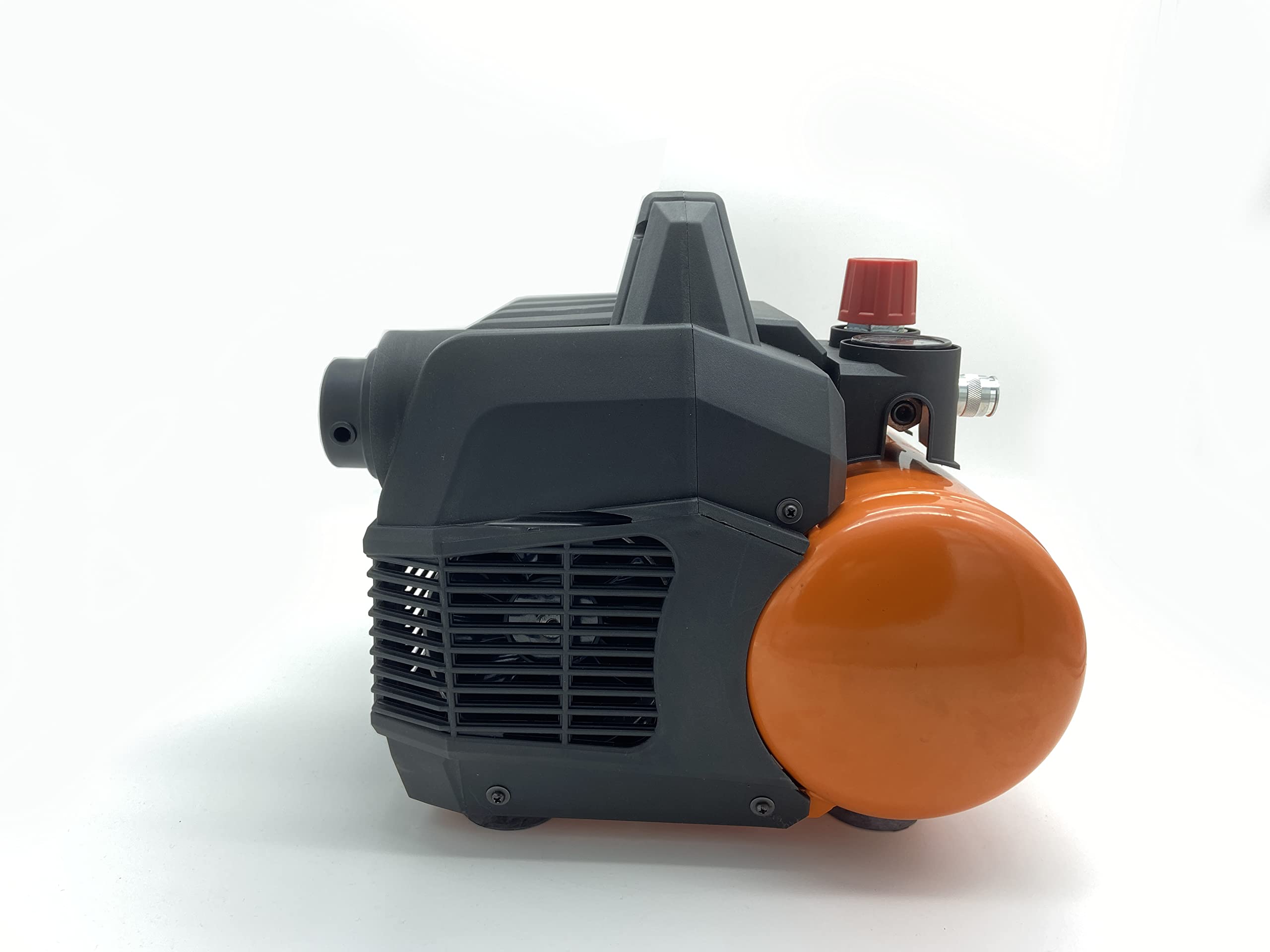 EMAX Hulk 1HP Portable Air Compressor - 1.6 Gallon Oil-Free Silent Air Pump with 125 Max PSI for Home Garage, DIY Projects & Inflating Tires, Balls & Pool Toys - HP01P002SS