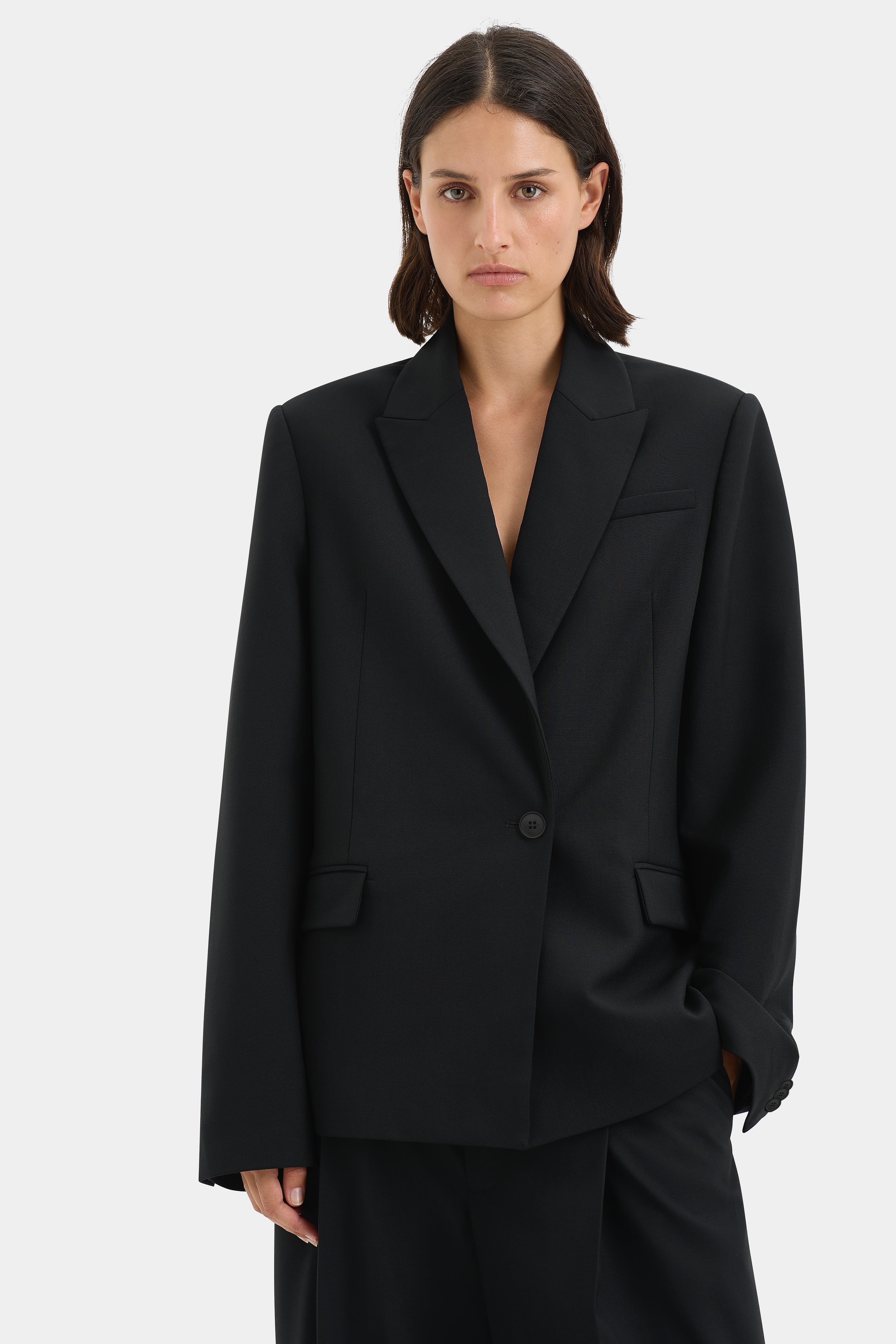 Stylish Dylan Black Blazer for Men - Perfect for Business Meetings, Weddings & Formal Events