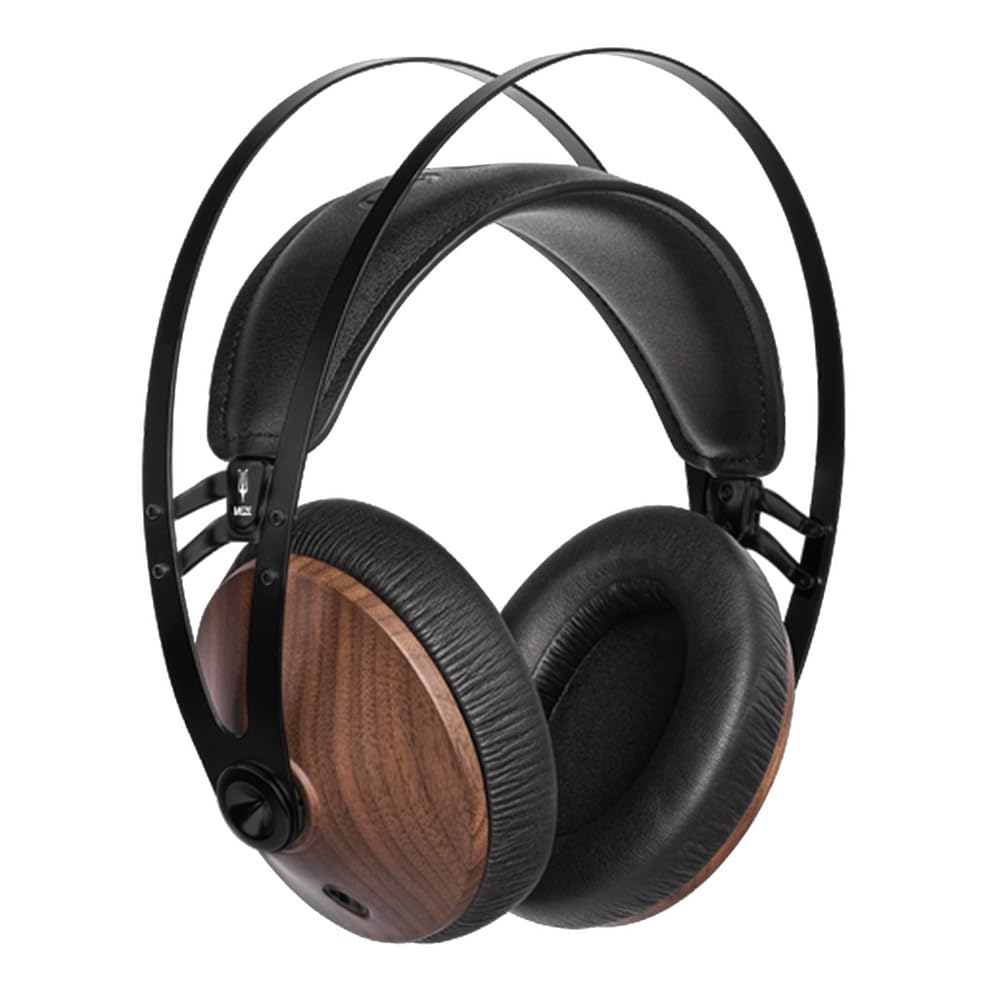 Meze 99 Classics Wired Wooden Closed Back Over Ear Headphones with Microphone (Walnut/Black) - Premium Audiophile Headphones for Home Studio, Gaming & Music Listening