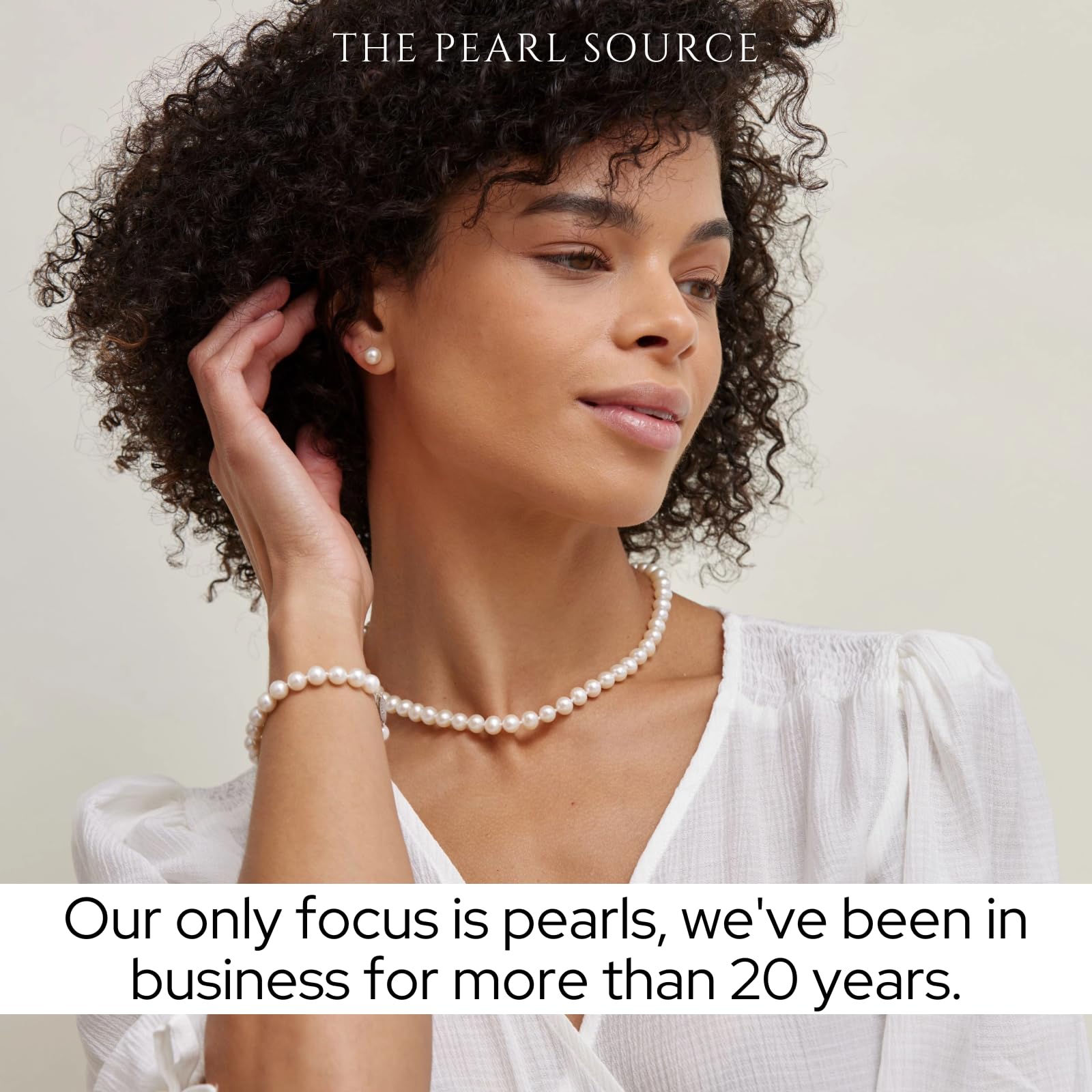 AAA+ Freshwater Pearl Necklace for Women - 14K Gold Plated | Elegant Gift