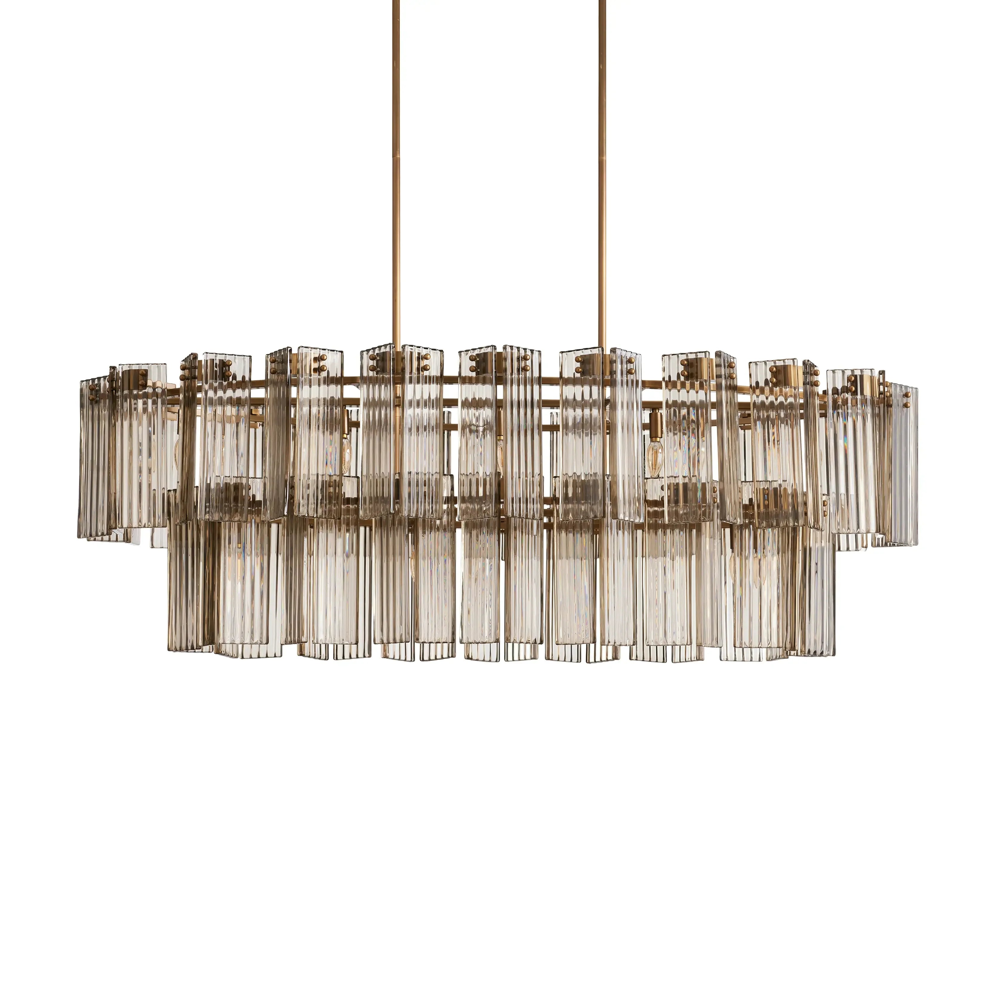 Delsie Oval Crystal Chandelier - 51