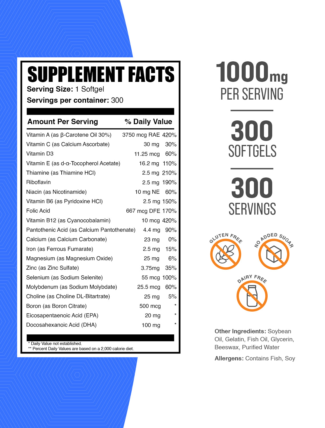 Best Multivitamin for Women Over 50 - Premium Softgels with Essential Vitamins & Minerals - Supports Energy, Immunity & Bone Health - Perfect for Active Lifestyles & Daily Wellness