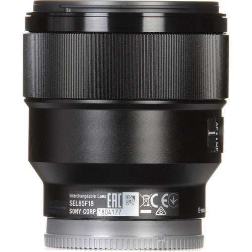Sony FE 85mm f/1.8 Full Frame Prime Lens for Portrait Photography - Perfect for Wedding, Studio & Street Photography