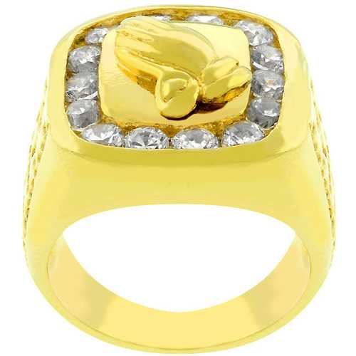 Praying Hands Fashion Ring for Women - Elegant Religious Jewelry for Daily Wear, Gift & Special Occasions