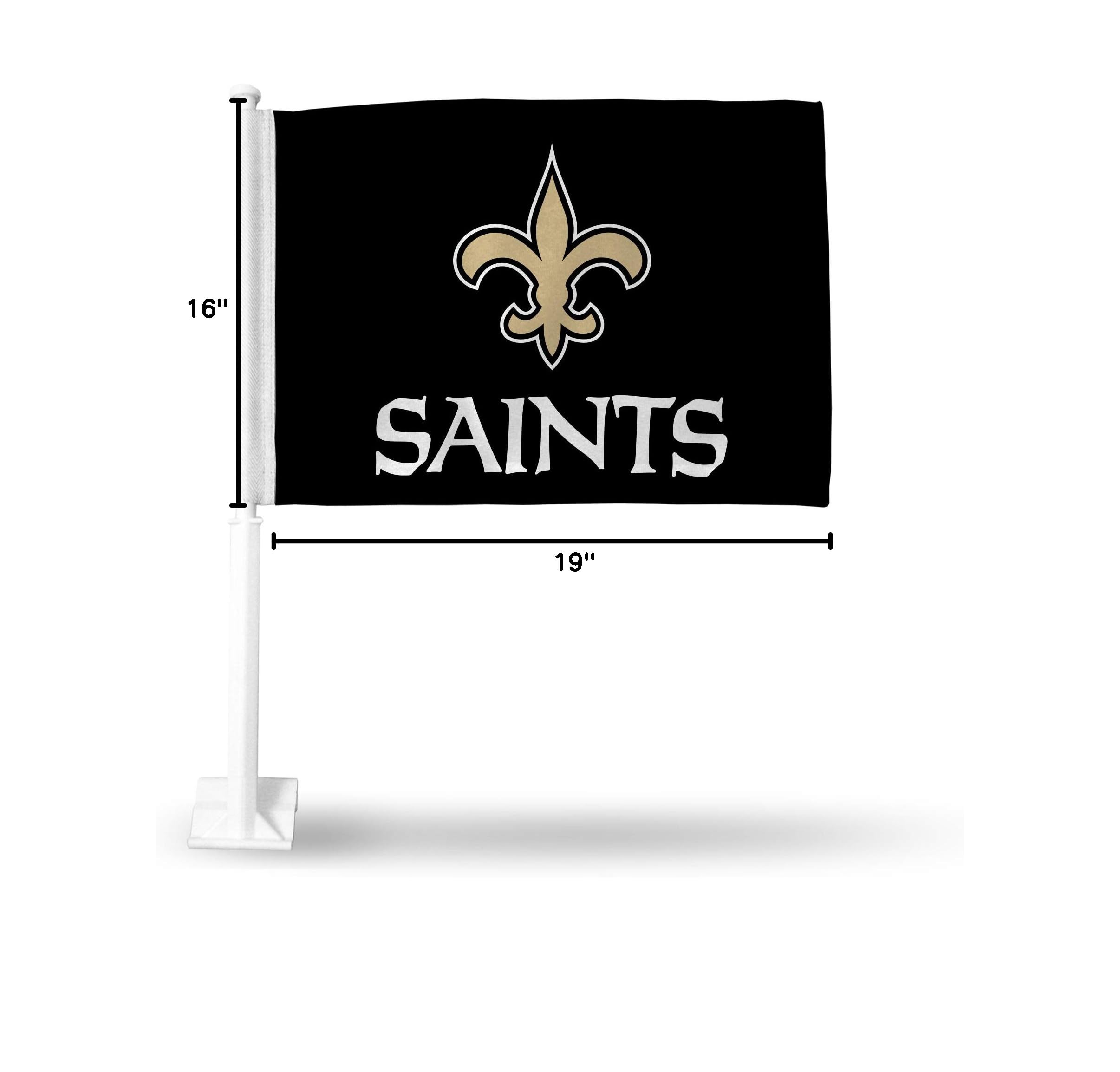 NFL Car Flag - Double Sided Officially Licensed Team Logo Car Accessory for Game Day, Tailgating & Road Trips - Fits All Vehicles