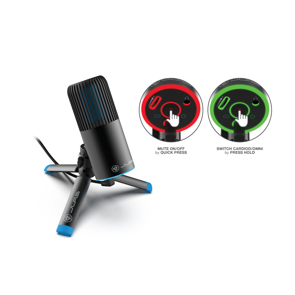 Talk GO USB Microphone - Professional Plug & Play PC Mic for Streaming, Podcasting, Gaming & Online Meetings (Black) | Crystal Clear Sound for Content Creators & Remote Workers