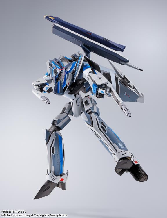Bandai DX Chogokin VF-31AX Kairos Plus Hayate Immerman Custom Action Figure - Macross Delta Movie Edition | Collectible Anime Mecha Model for Display & Play | Perfect for Anime Fans & Model Collectors