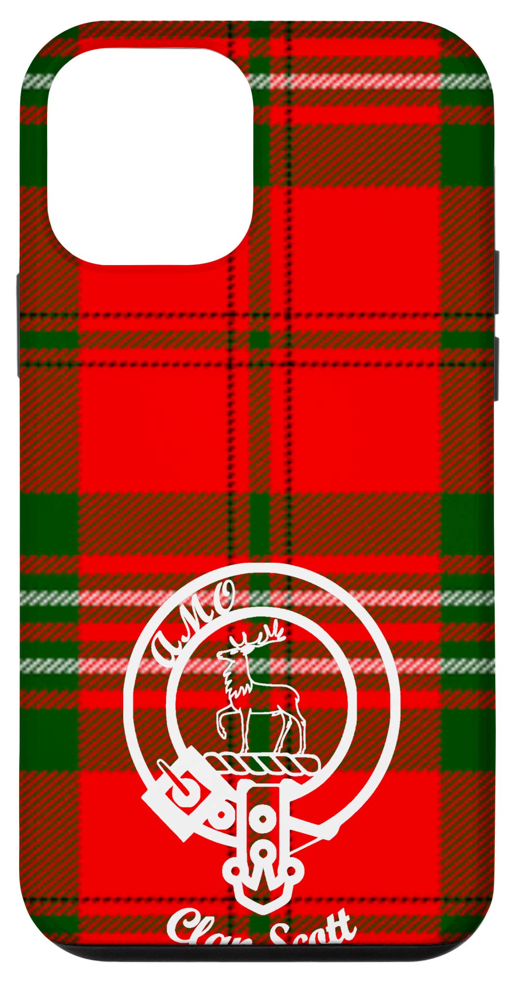 iPhone 12 Mini Case with Scottish Tartan Clan Crest - Personalized Surname Protection Cover for Daily Use, Travel & Special Occasions