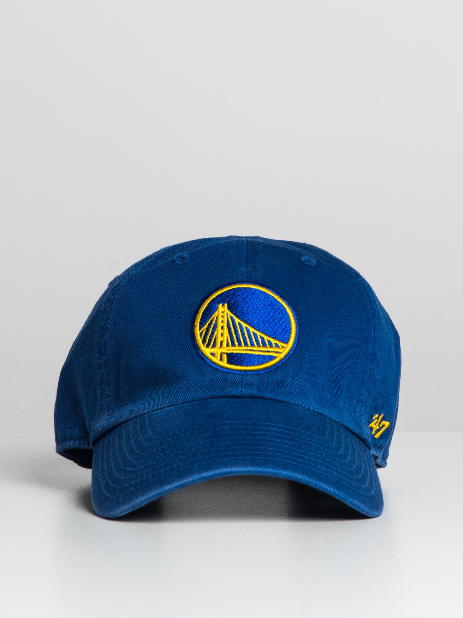 Golden State Warriors 47 Clean Up Cap - Adjustable Snapback Hat for Men & Women - Perfect for Basketball Games, Sports Events & Casual Wear