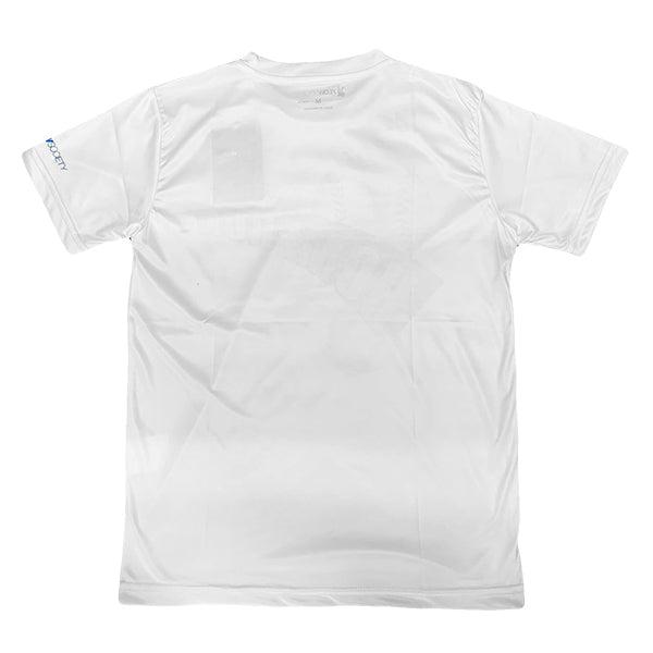 Youth Flow Baseball Home Run Tee Shirt - White Cotton Jersey for Baseball Practice & Casual Wear