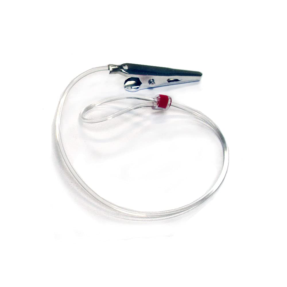 BTE Hearing Aid Retention Clip - Secure & Comfortable Monaural Ear Hook for Hearing Devices (Red) - Perfect for Active Lifestyles & Daily Use