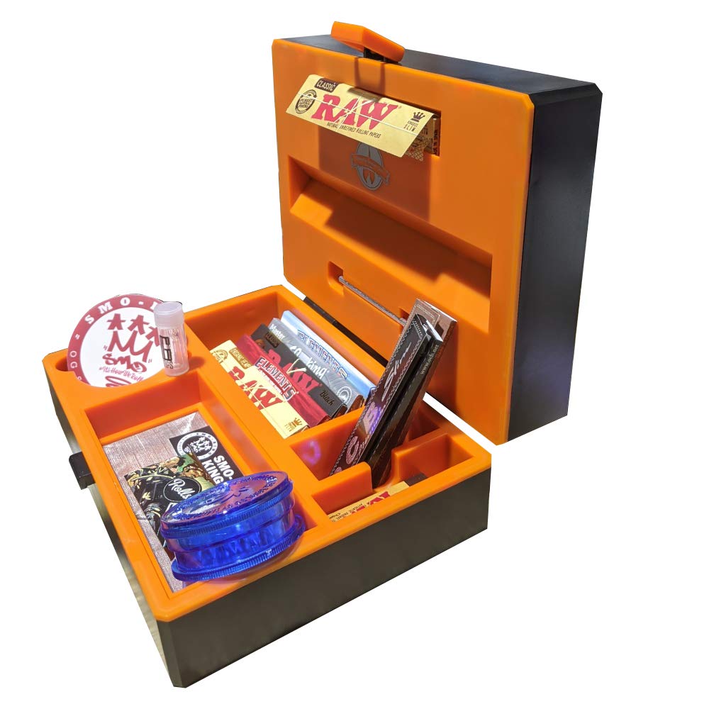 SMO King X Cheeky One Premium Rolling Box Gift Set 3.0 with Accessories - Perfect for Smoking Enthusiasts & Social Gatherings