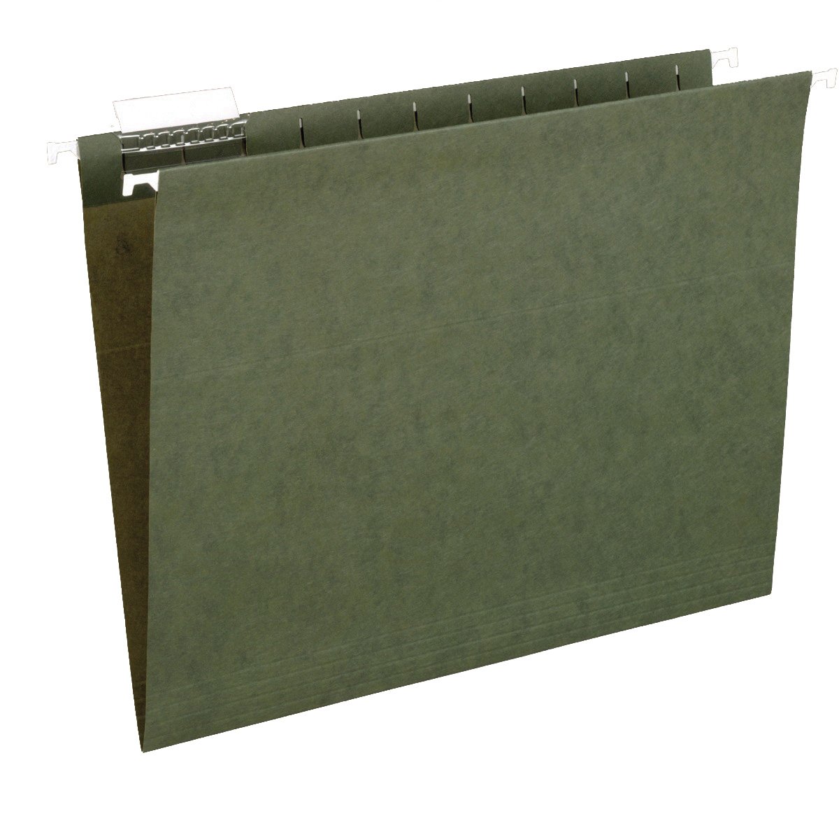 25-Pack Green Standard Hanging File Folders - Letter Size, Durable Office File Organizers for Filing Cabinets, Desk Drawers & Document Storage