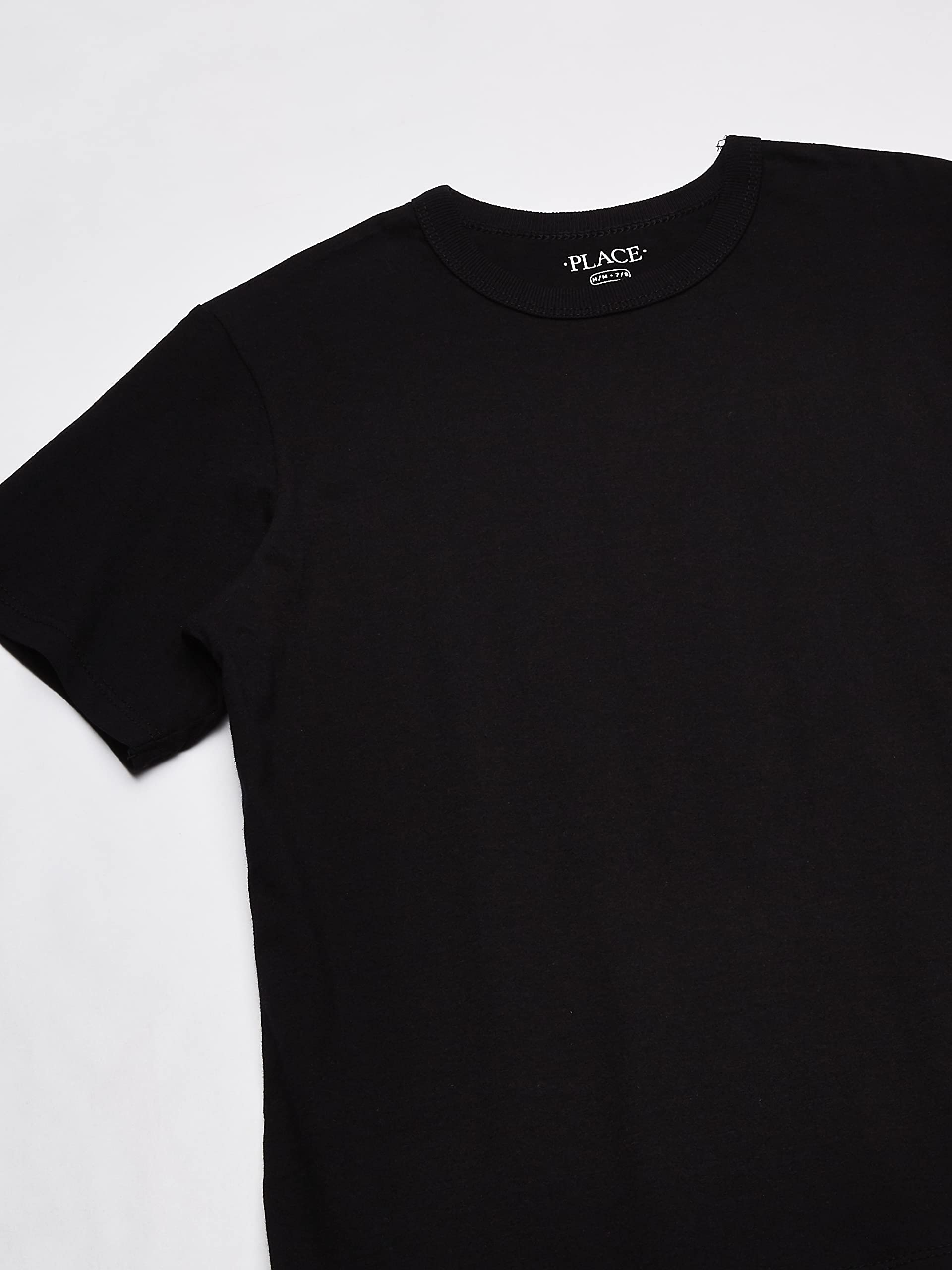 The Children's Place Boys' Basic Short Sleeve T-Shirt - Soft Cotton Crewneck Tee for Kids | Perfect for School, Play & Everyday Wear