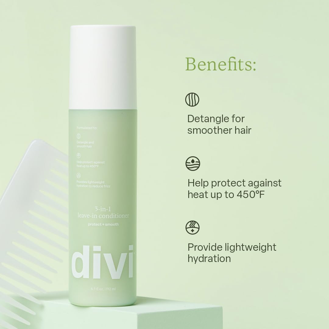 **Divi Volumizing Shampoo & Conditioner Set for Fine & Thinning Hair – 3-Piece Wash Day Essentials with Leave-In Treatment | Boost Volume & Hydration for Daily Hair Care**    *(Perfect for daily use, salon-like results at home, and restoring confidence in thin or delicate hair.)*