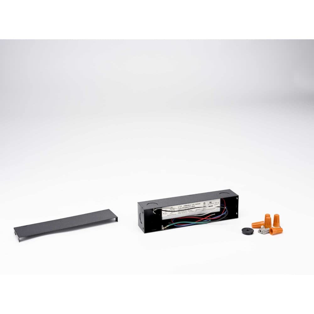 Progress Lighting Hide-a-Lite 24V 40W Dimmable LED Tape Power Supply Driver - Perfect for Under Cabinet Lighting, Cove Lighting, and Home Decoration