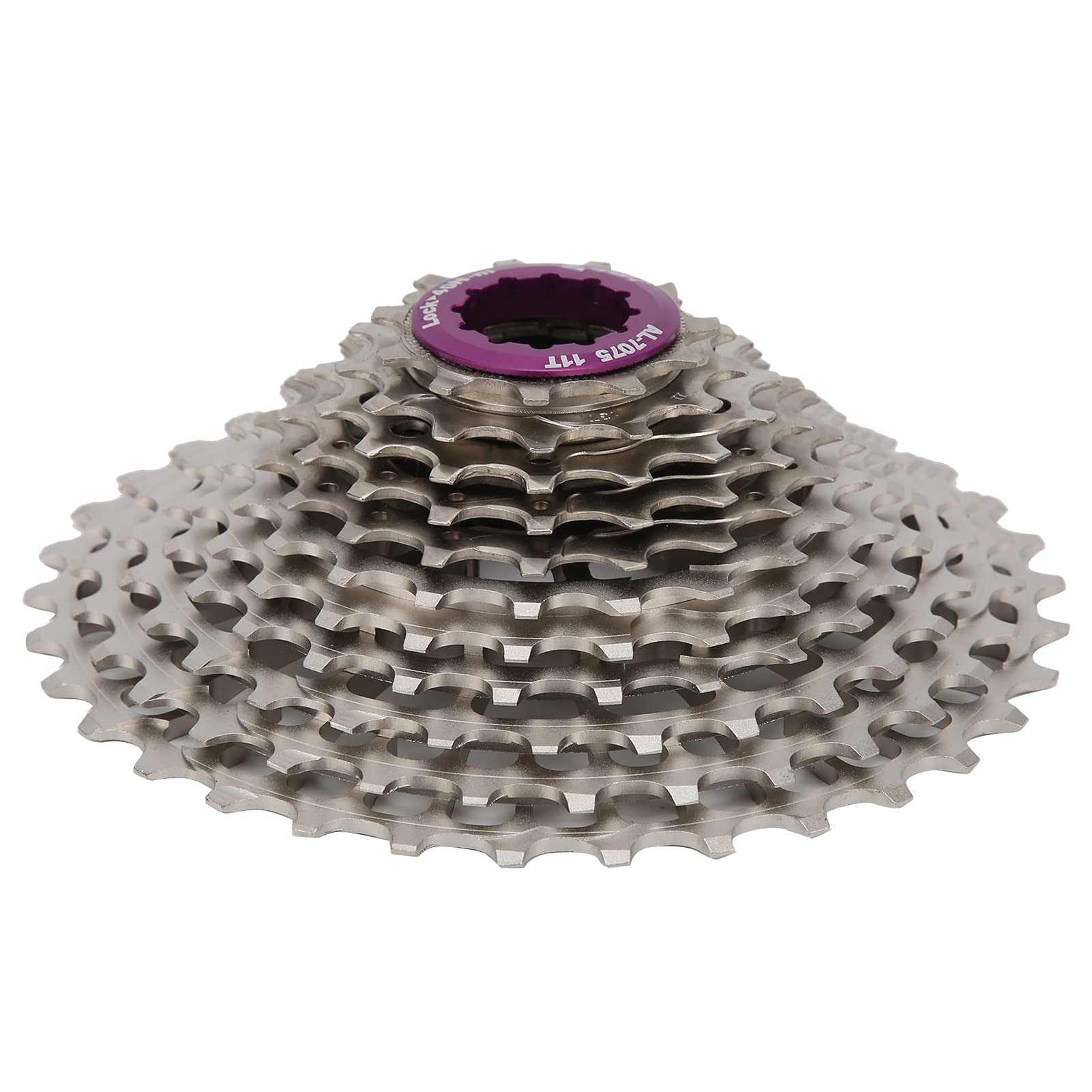 Jiawu Bike Cassette - Durable Silver Bicycle Gear for HG System | Compatible with Folding Bikes & Road Bikes | Perfect for Commuting, Racing & Outdoor Cycling