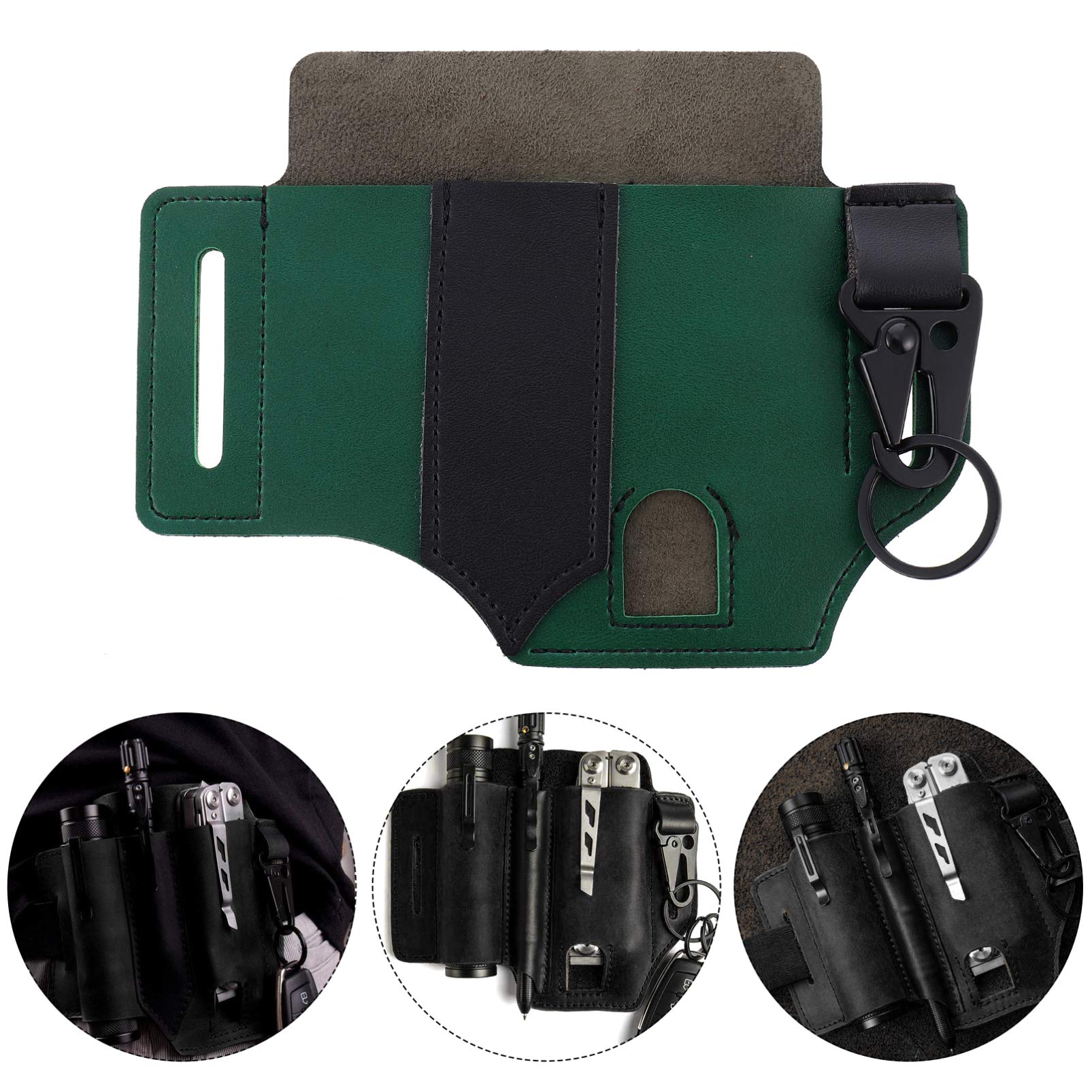 Hemoton 1pc Outdoor Waist Bag - Waterproof Tool Storage Pouch for Camping, Hiking & Work - Portable Gear Organizer with Flashlight Pocket - Perfect for Tools, Phone & Essentials