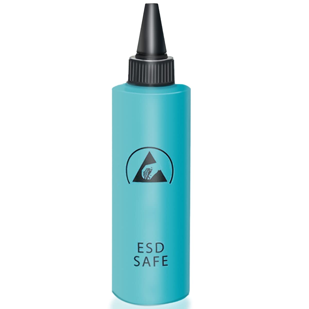 ESD Safe Squeeze Bottle 250ml - Static Dissipative Chemical Dispenser for Alcohol, Acetone & Solvents - Blue Squirt Water Bottle (Pack of 1) - Perfect for Electronics Labs, Industrial Cleaning & Liquid Transfer