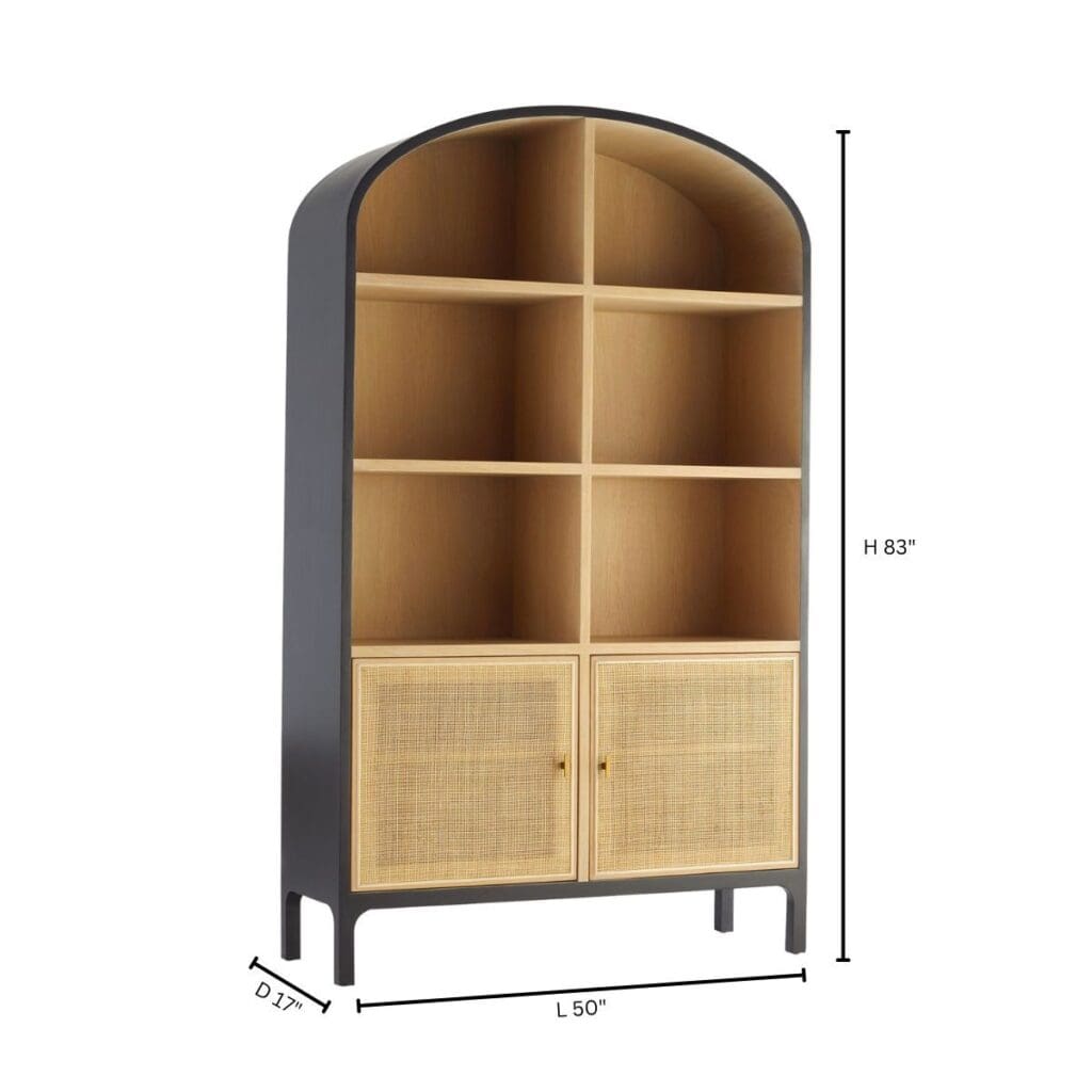 Cyan Design 11496 Lamu Cabinet - Black | Modern Storage Cabinet for Living Room, Bedroom & Office | Stylish Home Decor Furniture