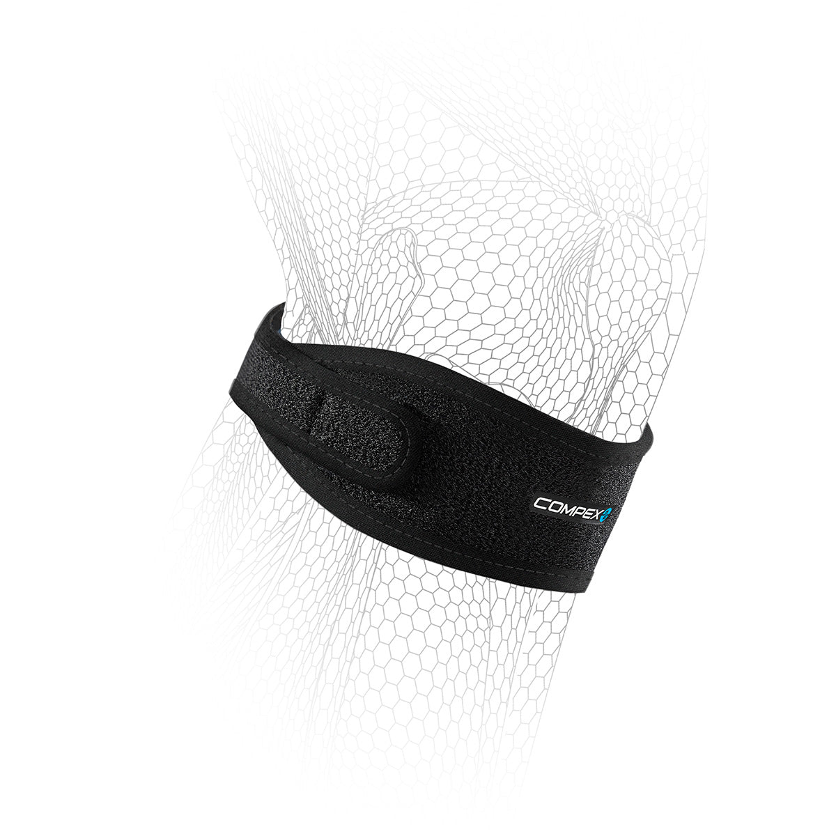 Compex ACTIV'® High-Performance Patella Strap for Knee Pain Relief & Joint Support - Ideal for Running, Sports & Active Lifestyles