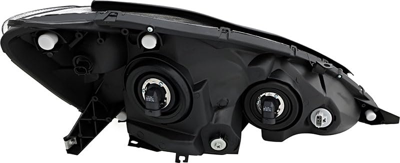 Toyota Sienna Headlights Replacement Set 2006-2010 - Halogen Headlamp Assembly for Driver & Passenger Side - Perfect for Night Driving and Foggy Conditions