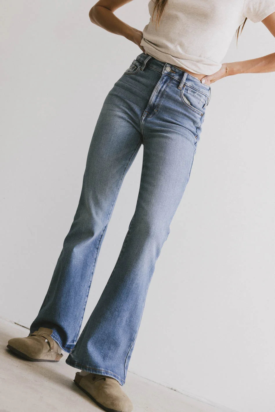 Jessica Women's Bootcut Denim Jeans - Stretchy Comfort Fit for Casual & Work Wear - FINAL SALE