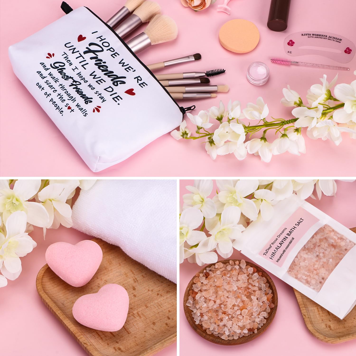 **Personalized Friendship Gifts for Women - Best Friend Birthday Pamper Set, Relaxation Spa Bath & Self-Care Package - Perfect for Birthdays, Anniversaries & Stress Relief**    *(Use Case: Ideal for birthdays, best friend gifts, self-care relaxation, spa days, or thoughtful surprises to show appreciation.)*