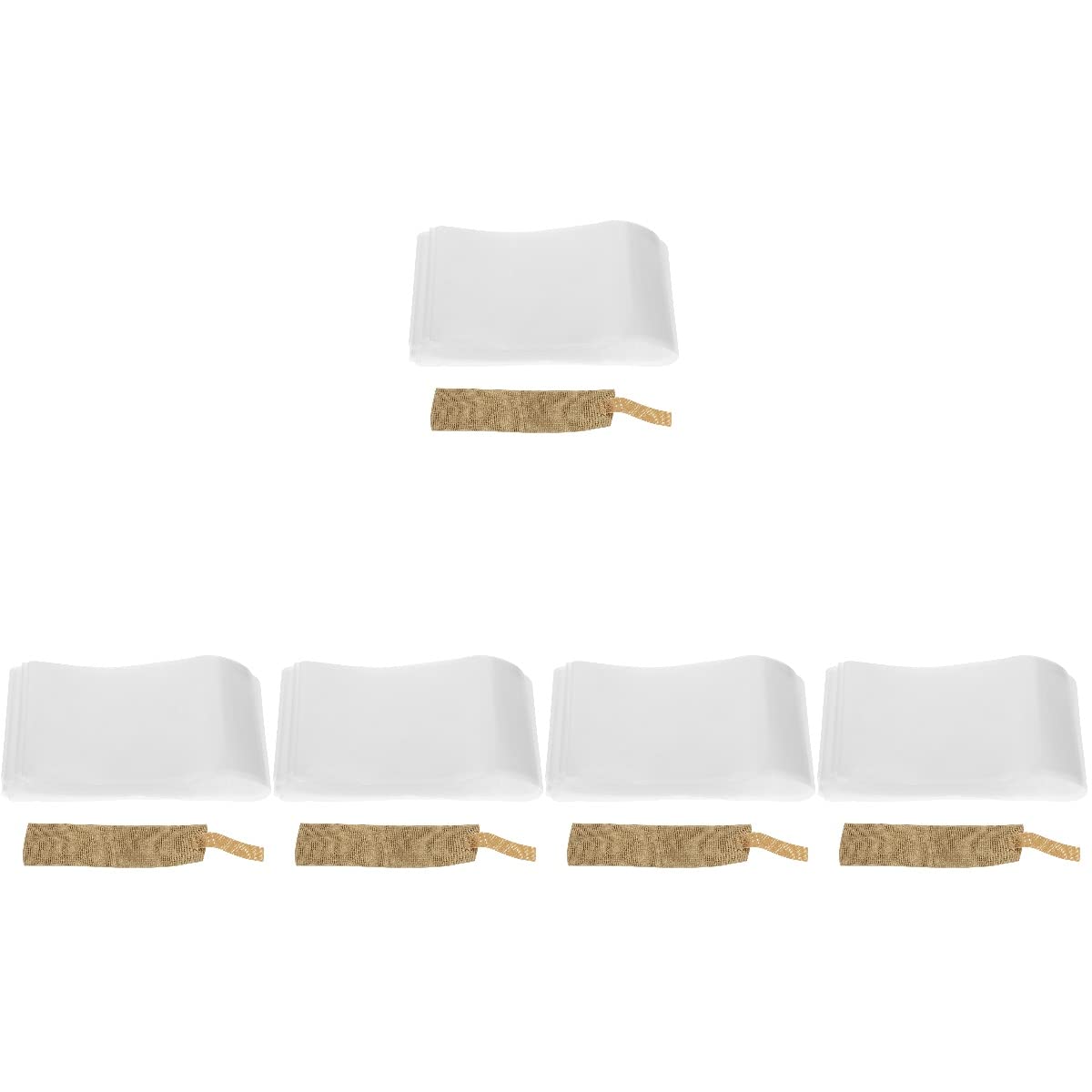 DOITOOL 5-Pack Disposable Portable Urine Collection Bags for Men - Travel, Camping & Healthcare (Beige) | Ideal for Road Trips, Hospital Visits & Outdoor Activities