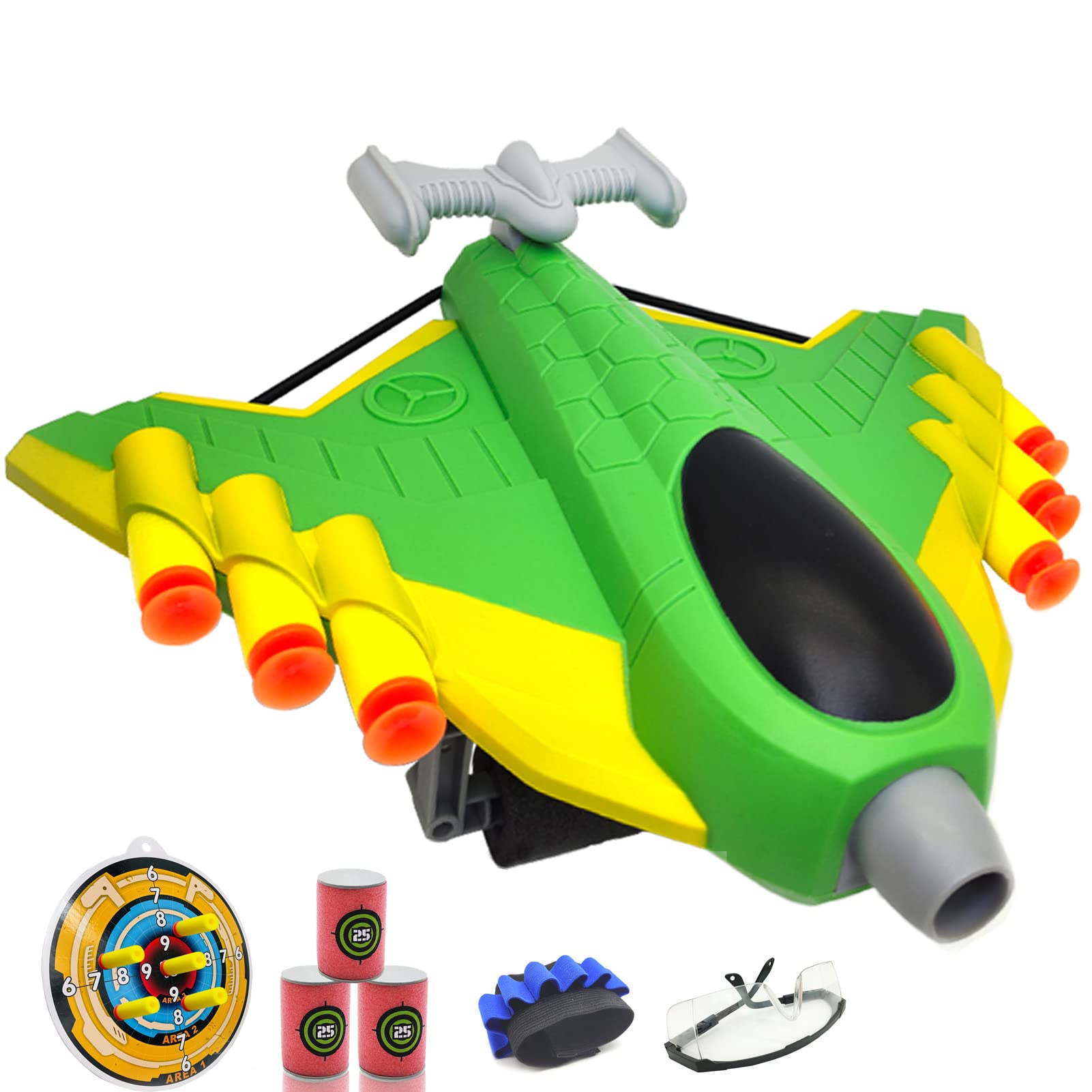 NWESTUN Kids Bow and Arrow Set - Safe Archery Toy with 30 Suction Cup Arrows & Protective Goggles for Boys Girls Ages 3-8 | Perfect Outdoor & Indoor Play Toy for Birthday Gifts, Backyard Games, and Pretend Play Adventures