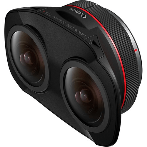 Canon RF 5.2mm f/2.8L Dual Fisheye 3D VR Lens for 360° Video & Virtual Reality Photography - Perfect for Vlogging, Live Streaming, and Immersive Content Creation