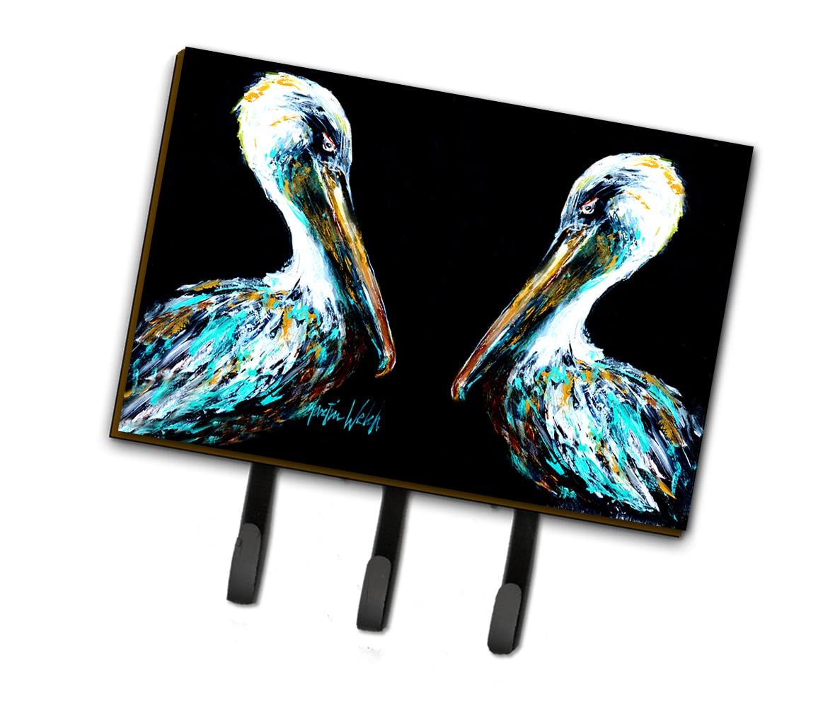 Caroline's Treasures MW1164TH68 Large Multicolor Dressed in Black Pelican Leash & Key Holder - Perfect for Dog Walking, Beach Trips & Home Organization