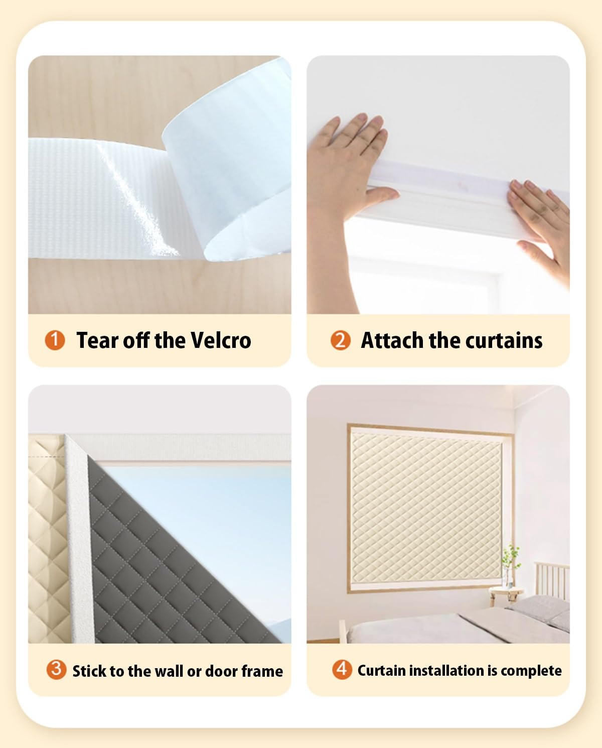 Thermal Insulated Window Curtains for Winter - Heavy Duty Thick Soundproof Drapes with Magic Tape, Cold Protection & Energy Saving (Blue, 100x200 cm) - Perfect for Bedroom, Living Room & Office Windows