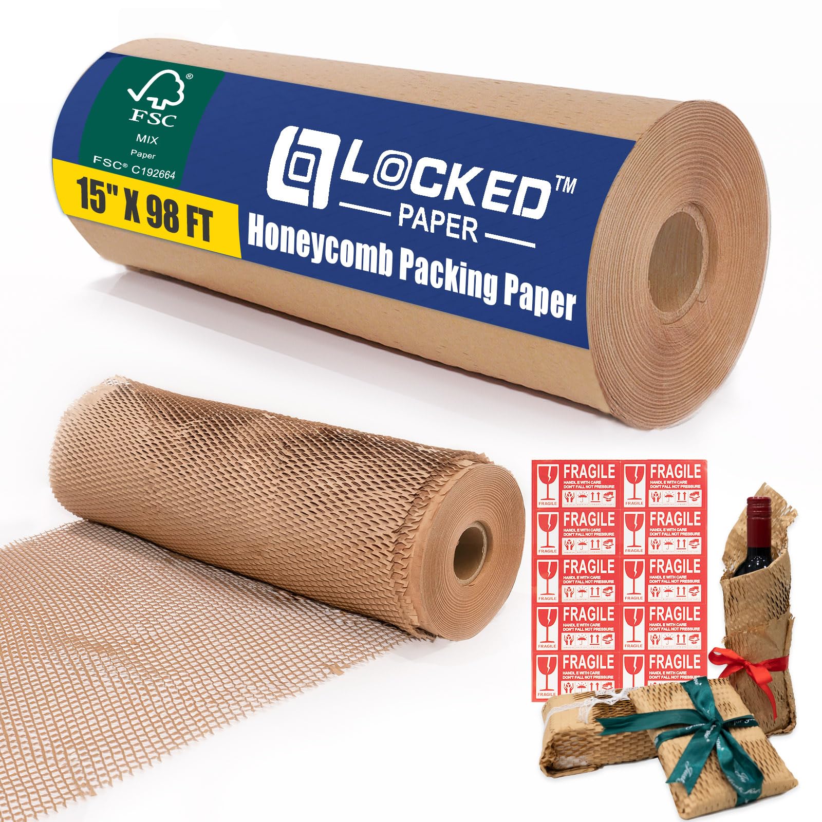 Eco-Friendly Honeycomb Packing Paper Roll 15