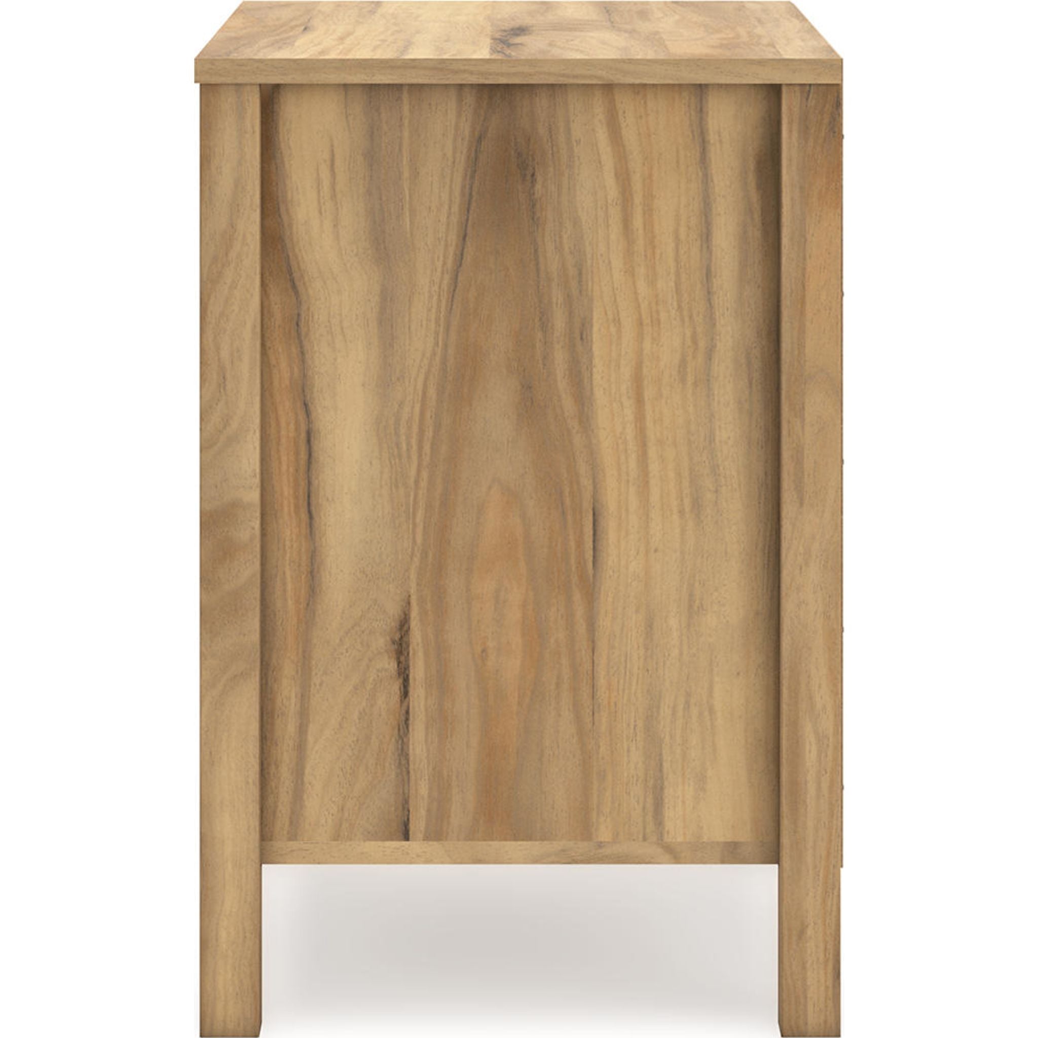 Bermacy Nightstand Light Brown - Modern Bedside Table with Storage Drawer for Bedroom, Living Room, or Office - Stylish & Functional Furniture