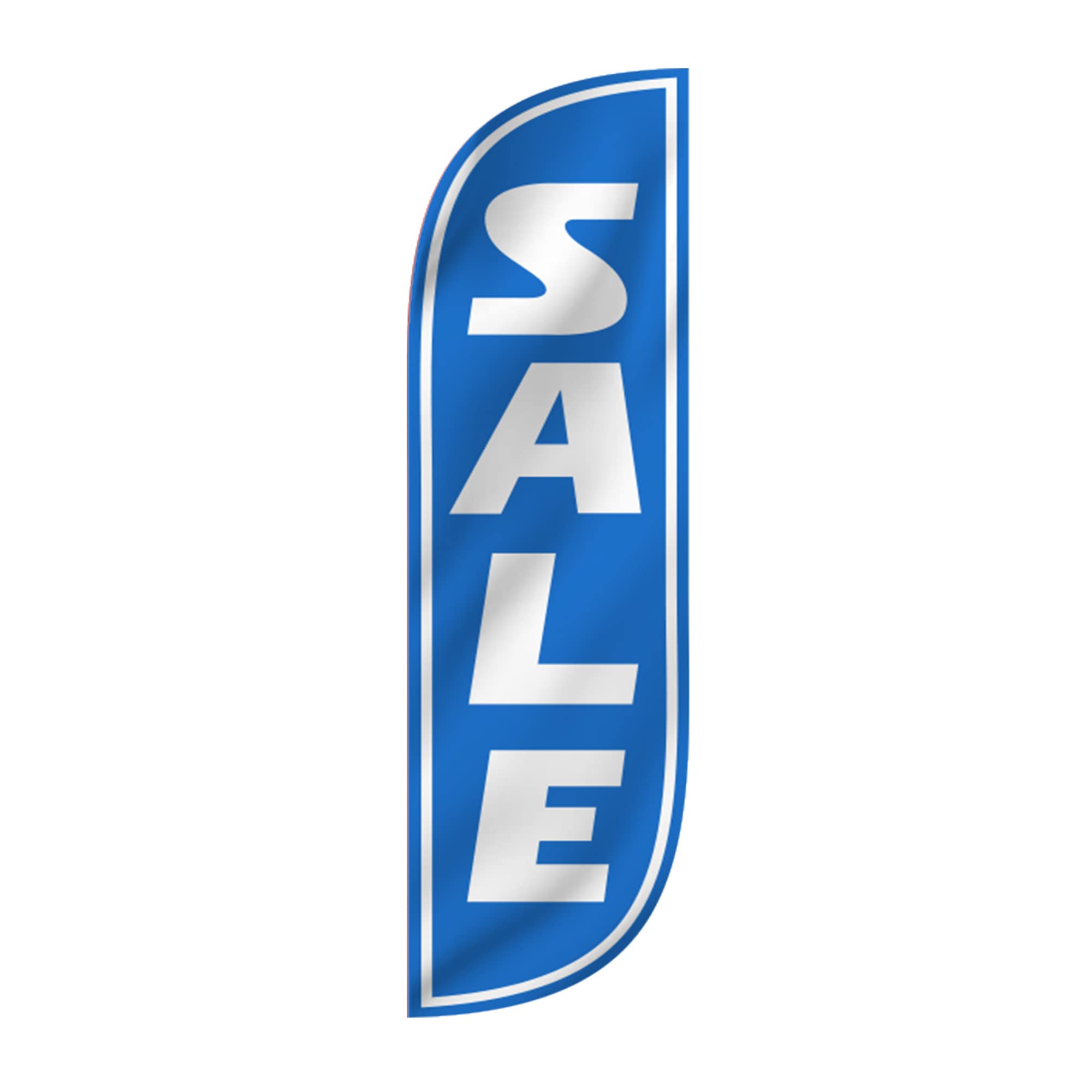 5FT Feather Flag Banner 3-Pack - Business Advertising with Poles & Spikes for Outdoor Sales & Events