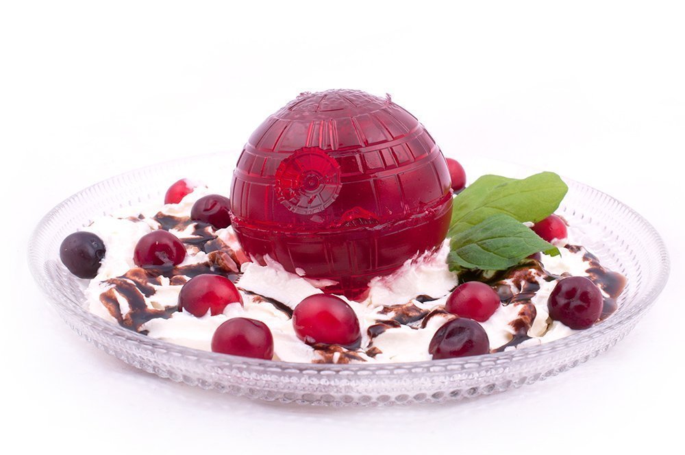 2 Pack Star Wars Ice Cube Ball Molds with Silicone Funnel - Perfect for Cocktails, Themed Parties & Holiday Drinks - BPA-Free Silicone Tray for DIY Ice Spheres