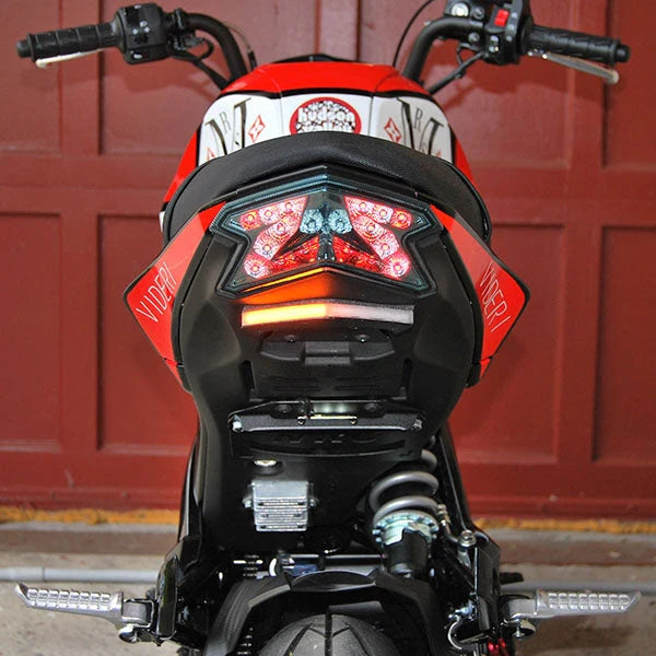 Kawasaki Z125 Fender Eliminator Kit (2016-Present) - Lightweight Tail Tidy for Motorcycle Customization & Street Legal Compliance