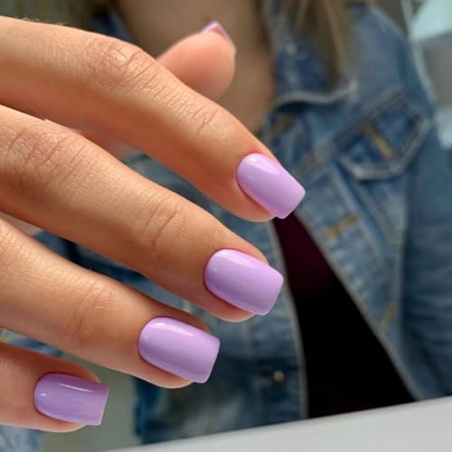 glossy lilac