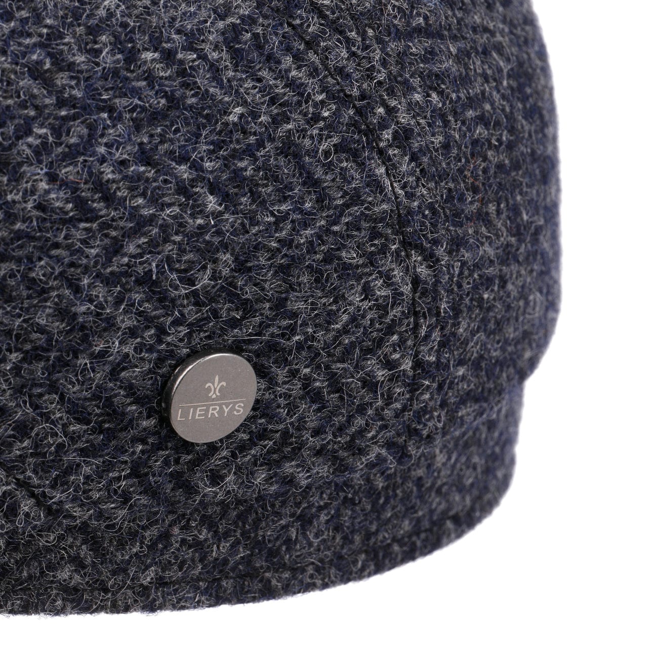 Carlsen Wool Herringbone Flat Cap by Lierys - Classic Men's Winter Hat for Outdoor Activities & Casual Style