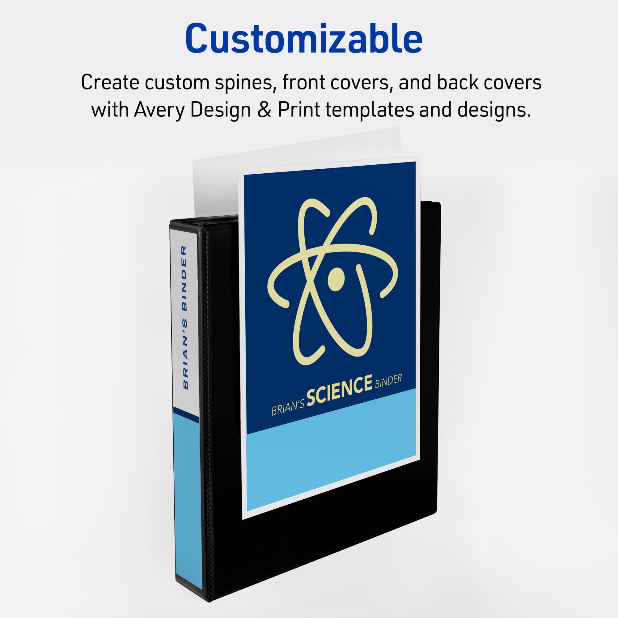 Avery Durable View 3 Ring Binders 1.5