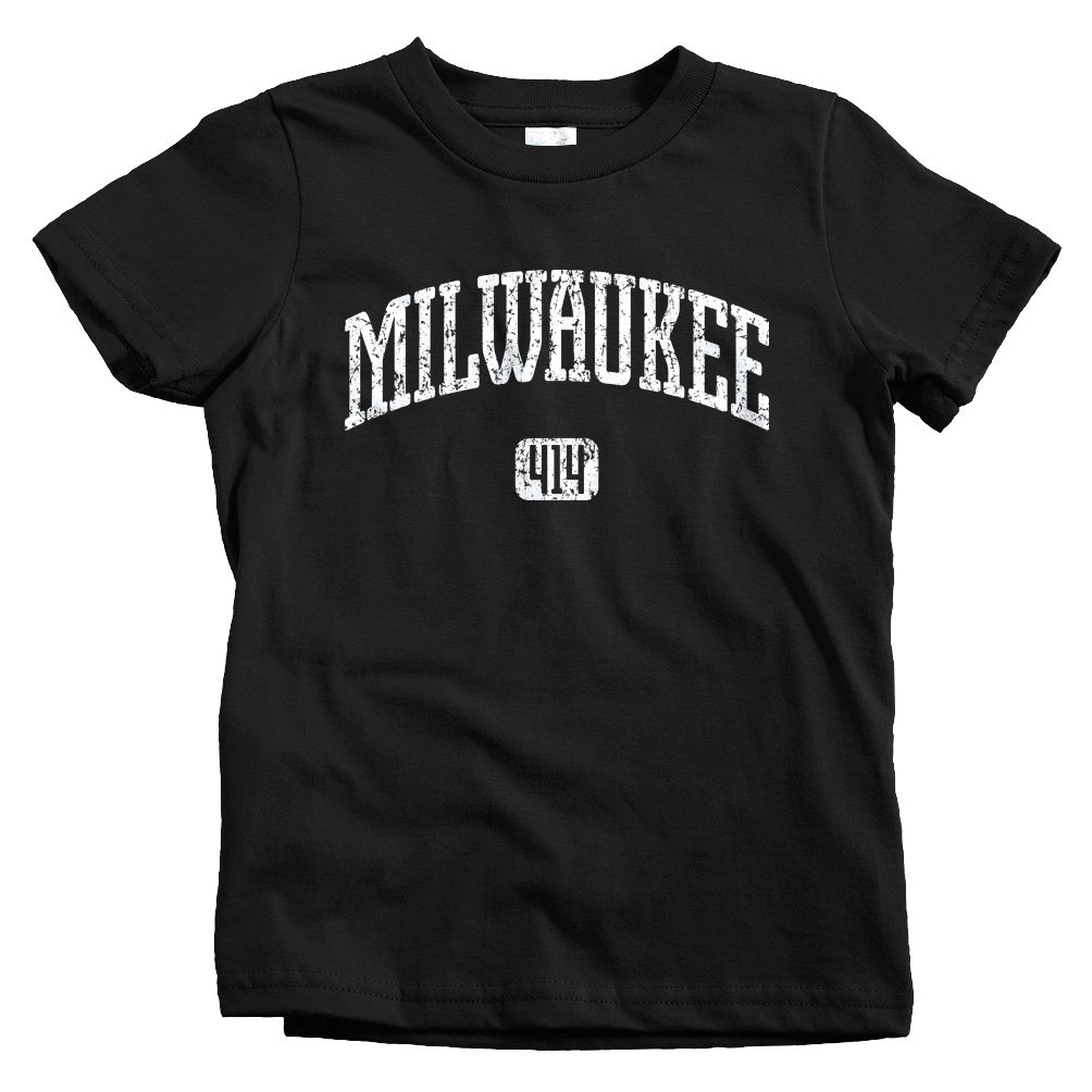 Smash Transit Kids Milwaukee 414 Graphic T-Shirt - Comfortable Cotton Tee for Boys & Girls - Perfect for School, Play & Family Outings