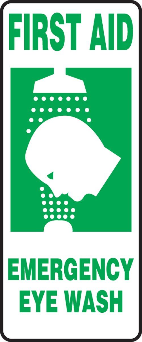 First Aid Emergency Eye Wash Station - .125