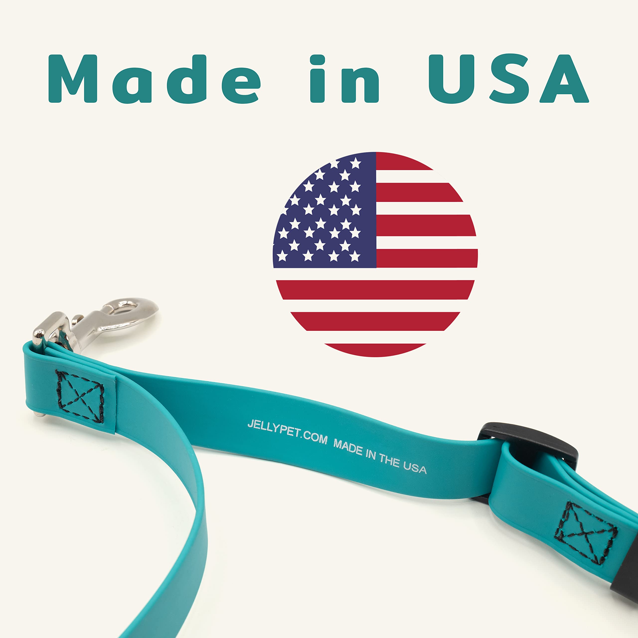 Waterproof Jelly Pet Dog Belly Loop Restraint for Grooming Table & Bath Tub - Easy Clean, Durable & Made in USA - Perfect for Professional Pet Grooming, Bathing & Vet Visits (Teal)